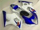 Weiß Blau Suzuki GSXR 1000 K3 03-04 Motorrad Verkleidungen Weiß Blau Suzuki GSXR 1000 K3 03-04 Motorrad Verkleidungen