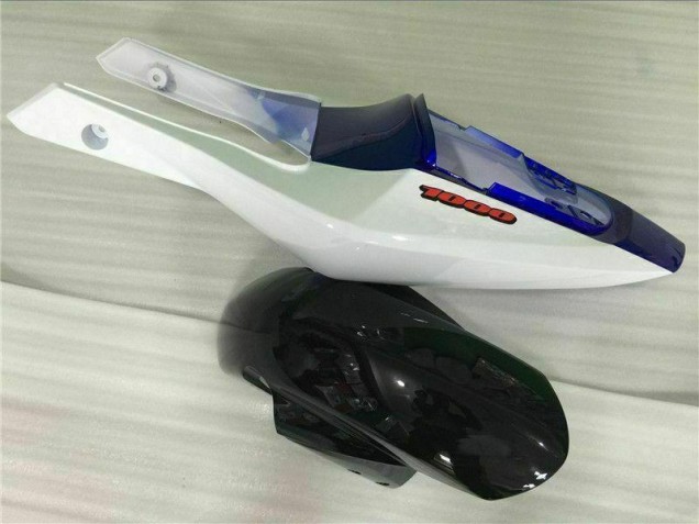 Weiß Blau Suzuki GSXR 1000 K3 03-04 Motorrad Verkleidungen Weiß Blau Suzuki GSXR 1000 K3 03-04 Motorrad Verkleidungen