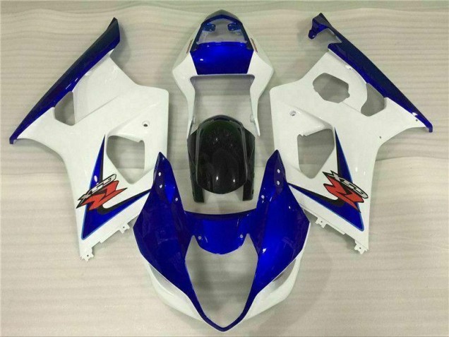 Weiß Blau Suzuki GSXR 1000 K3 03-04 Motorrad Verkleidungen Weiß Blau Suzuki GSXR 1000 K3 03-04 Motorrad Verkleidungen