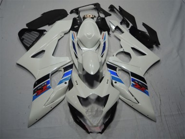 Weiß Blau Suzuki GSXR 1000 K5 05-06 Motorrad Verkleidung