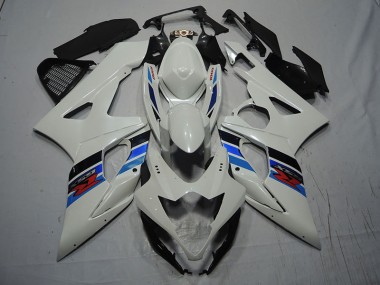Weiß Blau Suzuki GSXR 1000 K7 07-08 Motorrad Verkleidung