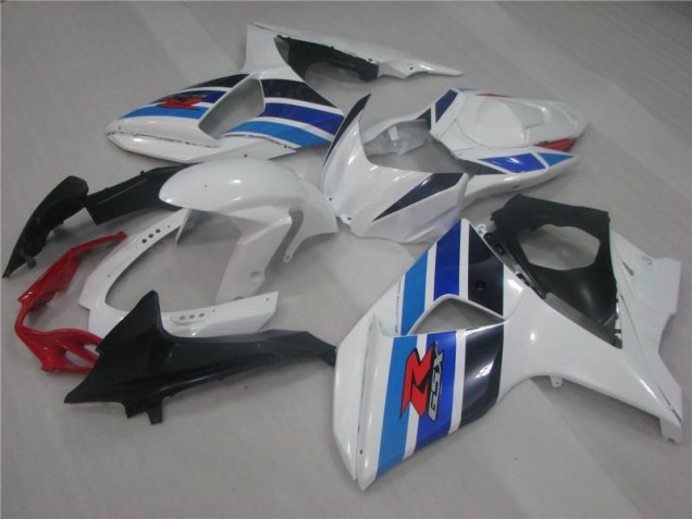 Weiß Blau Suzuki GSXR 1000 K9 09-16 Motorrad Verkleidungen Weiß Blau Suzuki GSXR 1000 K9 09-16 Motorrad Verkleidungen