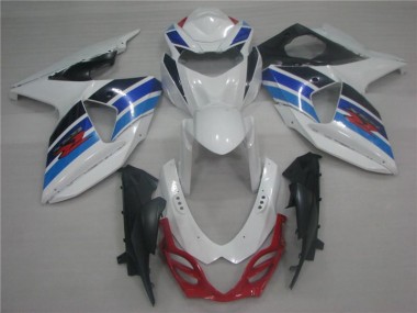 Weiß Blau Suzuki GSXR 1000 K9 09-16 Motorrad Verkleidungen
