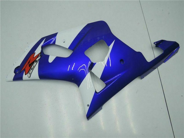 Weiß Blau Suzuki GSXR 600 / 750 K1 K2 K3 01-03 Motorrad Verkleidungen