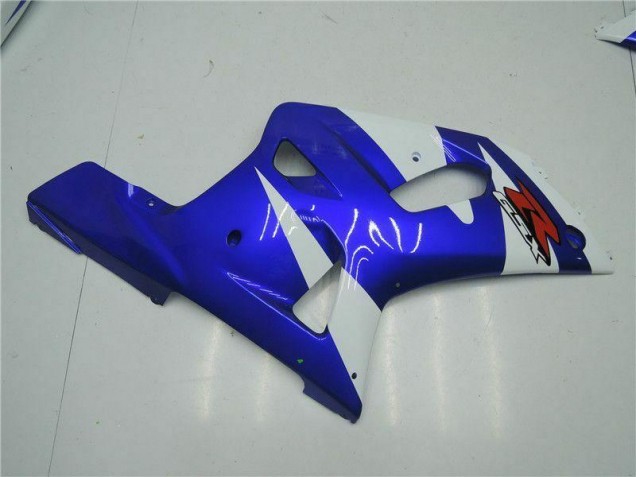 Weiß Blau Suzuki GSXR 600 / 750 K1 K2 K3 01-03 Motorrad Verkleidungen