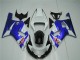 Weiß Blau Suzuki GSXR 600 / 750 K1 K2 K3 01-03 Motorrad Verkleidungen