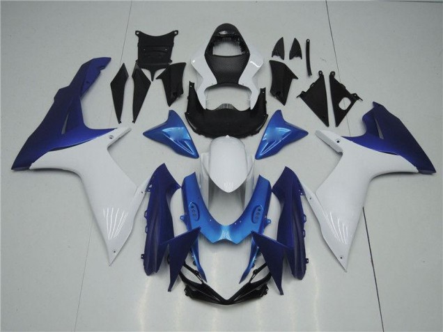 Weiß Blau Suzuki GSXR 600 / 750 K11 11-24 Motorrad Verkleidungen Weiß Blau Suzuki GSXR 600 / 750 K11 11-24 Motorrad Verkleidungen