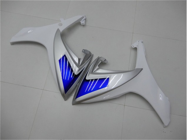 Weiß Blau Suzuki GSXR 600 / 750 K6 06-07 Motorrad Verkleidung Weiß Blau Suzuki GSXR 600 / 750 K6 06-07 Motorrad Verkleidung