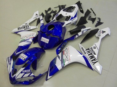 Weiß Blau Tri Colour Yamaha R1 07-08 Motorrad Verkleidungen