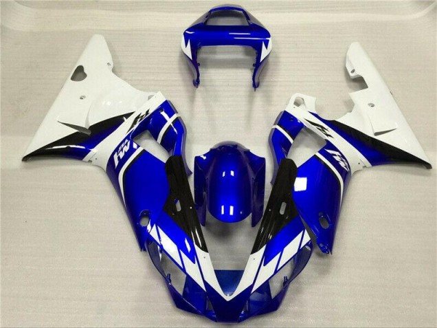 Weiß Blau Yamaha R1 00-01 Motorrad Verkleidungen