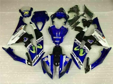 Weiß Blau Yamaha R6 08-16 Motorrad Verkleidung
