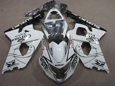 Weiß Corona Extra Motul Suzuki GSXR 600 K4 04-05 Motorrad Verkleidungen