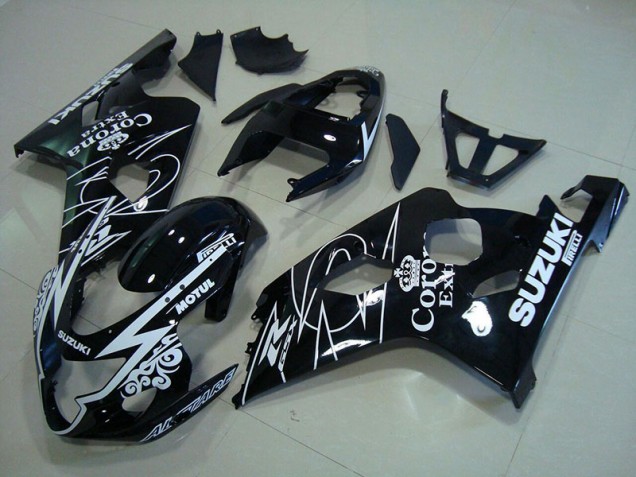 Weiß Corona Extra Motul Suzuki GSXR 750 K4 04-05 Motorrad Verkleidungen Weiß Corona Extra Motul Suzuki GSXR 750 K4 04-05 Motorrad Verkleidungen