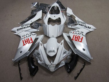 Weiß Fiat Yamaha R1 07-08 Motorrad Verkleidungen
