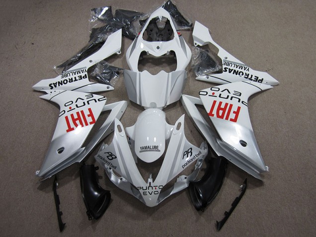 Weiß Fiat Yamaha R1 07-08 Motorrad Verkleidungen