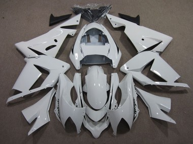 Weiß Ninja Kawasaki ZX10R 03-05 Motorrad Verkleidungen