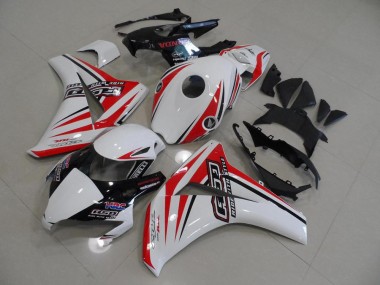 Weiß Rot HRC Honda CBR 1000 RR 08-11 Motorrad Verkleidungen