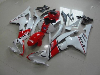 Weiß Rot OEM Stil Yamaha R6 08-16 Motorrad Verkleidungen