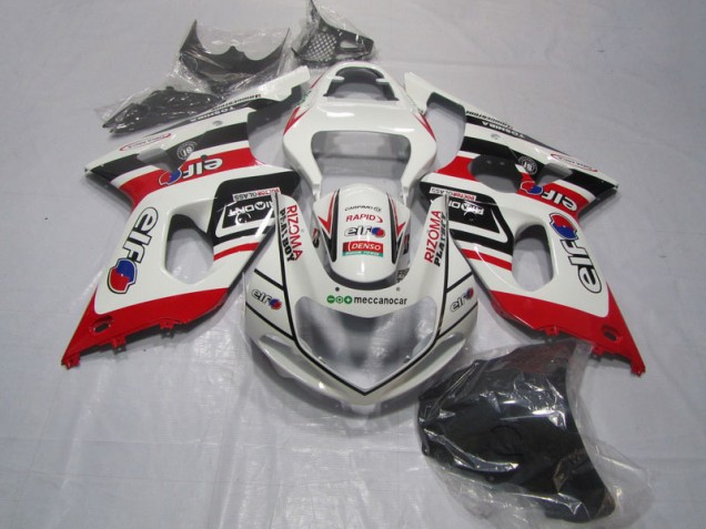 Weiß Rot Rizoma Playboy Suzuki GSXR 1000 K1 00-02 Motorrad Verkleidungen Weiß Rot Rizoma Playboy Suzuki GSXR 1000 K1 00-02 Motorrad Verkleidungen