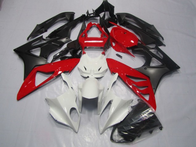 Weiß Rot Schwarz BMW S1000RR 09-14 Motorrad Verkleidungen