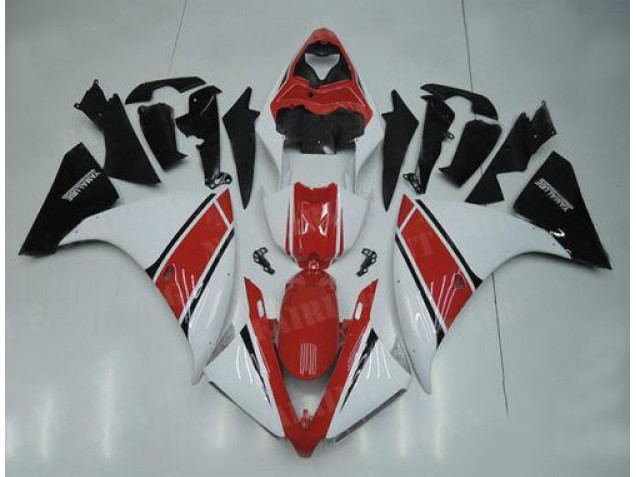 Weiß Rot Schwarz Yamaha R1 12-14 Motorrad Verkleidungen Weiß Rot Schwarz Yamaha R1 12-14 Motorrad Verkleidungen