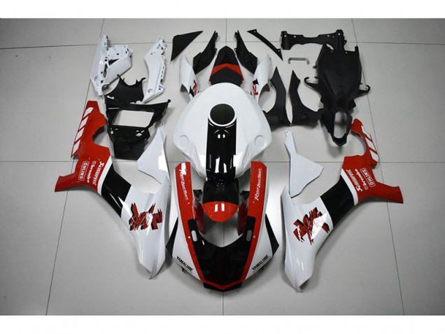 Weiß Rot Schwarz Yamaha R1 15-19 Motorrad Verkleidungen Weiß Rot Schwarz Yamaha R1 15-19 Motorrad Verkleidungen