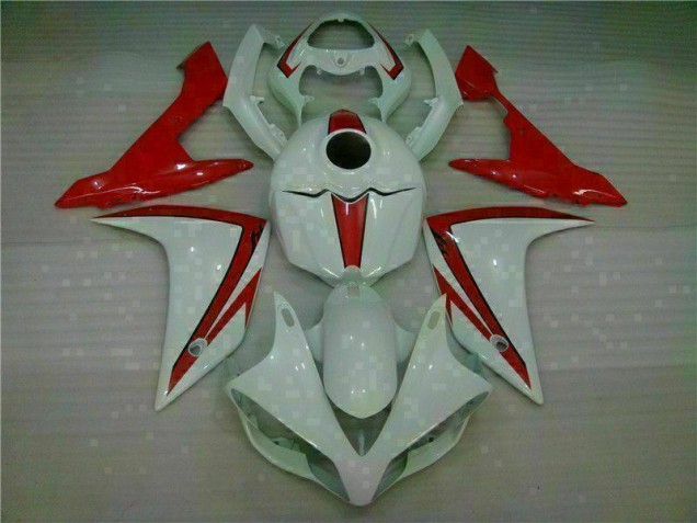 Weiß Rot Yamaha R1 07-08 Motorrad Verkleidungen Weiß Rot Yamaha R1 07-08 Motorrad Verkleidungen