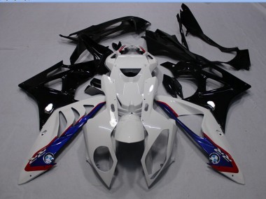 Weiß Schwarz Blau BMW S1000RR 09-14 Motorrad Verkleidungen