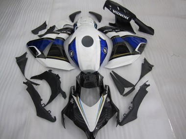 Weiß Schwarz Blau Honda CBR 1000 RR 08-11 Motorrad Verkleidungen