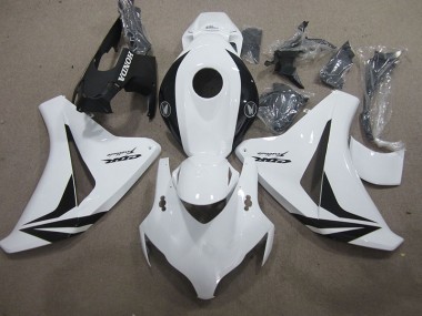 Weiß Schwarz Fireblade Honda CBR 1000 RR 08-11 Motorrad Verkleidungen