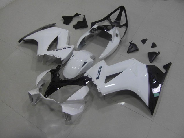 Weiß Schwarz Honda VFR 800 02-13 Motorrad Verkleidungen Weiß Schwarz Honda VFR 800 02-13 Motorrad Verkleidungen