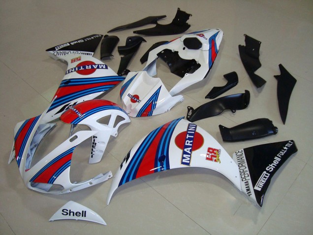 Weiß Schwarz Martini Yamaha R1 12-14 Motorrad Verkleidungen Weiß Schwarz Martini Yamaha R1 12-14 Motorrad Verkleidungen