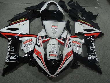 Weiß Schwarz Rizoma Playboy Kawasaki ZX6R 05-06 Motorrad Verkleidung