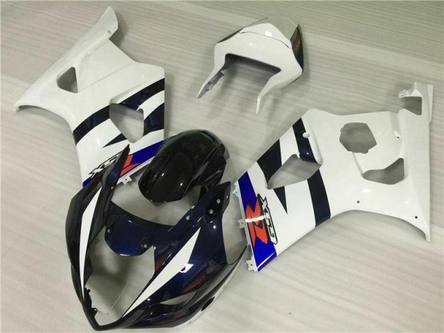 Weiß Schwarz Suzuki GSXR 1000 K3 03-04 Motorrad Verkleidungen Komplett Sets Weiß Schwarz Suzuki GSXR 1000 K3 03-04 Motorrad Verkleidungen Komplett Sets