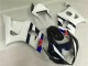 Weiß Schwarz Suzuki GSXR 1000 K3 03-04 Motorrad Verkleidungen Komplett Sets Weiß Schwarz Suzuki GSXR 1000 K3 03-04 Motorrad Verkleidungen Komplett Sets