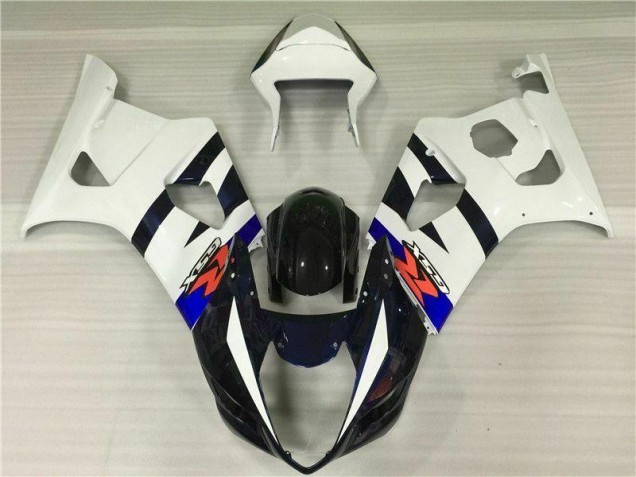 Weiß Schwarz Suzuki GSXR 1000 K3 03-04 Motorrad Verkleidungen Komplett Sets Weiß Schwarz Suzuki GSXR 1000 K3 03-04 Motorrad Verkleidungen Komplett Sets