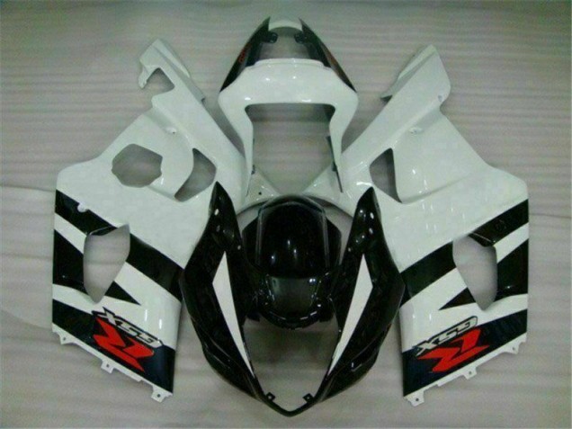 Weiß Schwarz Suzuki GSXR 1000 K3 03-04 Motorrad Vollverkleidung Weiß Schwarz Suzuki GSXR 1000 K3 03-04 Motorrad Vollverkleidung