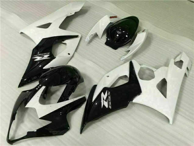 Weiß Schwarz Suzuki GSXR 1000 K5 05-06 Motorrad Verkleidungen Weiß Schwarz Suzuki GSXR 1000 K5 05-06 Motorrad Verkleidungen