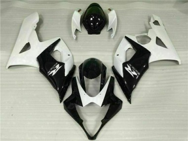 Weiß Schwarz Suzuki GSXR 1000 K5 05-06 Motorrad Verkleidungen