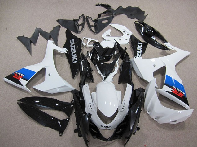 Weiß Schwarz Suzuki GSXR 1000 K9 09-16 Motorrad Verkleidungen & Plastik Weiß Schwarz Suzuki GSXR 1000 K9 09-16 Motorrad Verkleidungen & Plastik