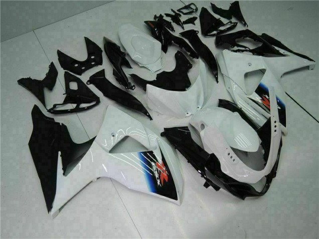 Weiß Schwarz Suzuki GSXR 1000 K9 09-16 Motorrad Vollverkleidung Weiß Schwarz Suzuki GSXR 1000 K9 09-16 Motorrad Vollverkleidung