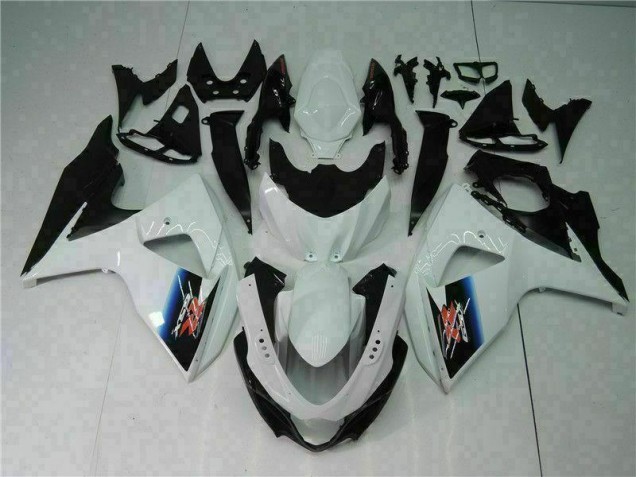 Weiß Schwarz Suzuki GSXR 1000 K9 09-16 Motorrad Vollverkleidung Weiß Schwarz Suzuki GSXR 1000 K9 09-16 Motorrad Vollverkleidung
