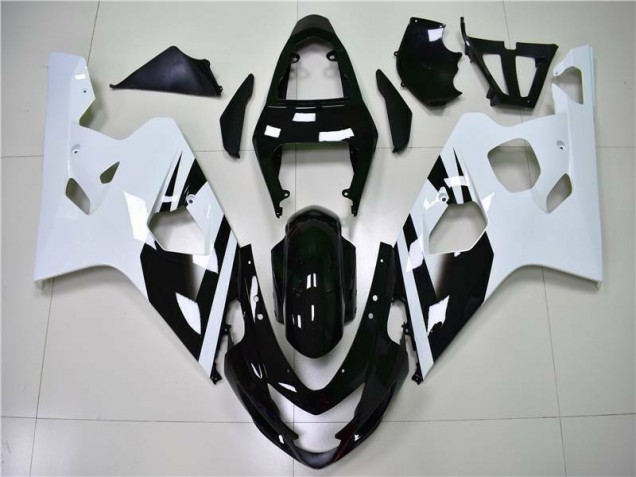 Weiß Schwarz Suzuki GSXR 600 / 750 K4 04-05 Motorrad Verkleidung