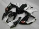Weiß Schwarz Suzuki GSXR 600 / 750 K6 06-07 Motorrad Verkleidungen Weiß Schwarz Suzuki GSXR 600 / 750 K6 06-07 Motorrad Verkleidungen