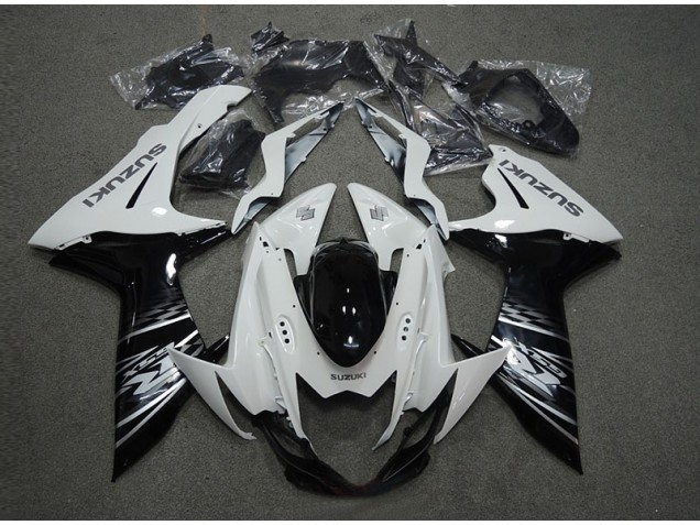 Weiß Schwarz Suzuki GSXR 600 K11 11-24 Motorrad Verkleidungen