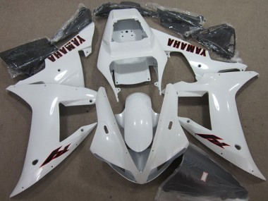 Weiß Schwarz Yamaha R1 02-03 Motorrad Verkleidungen