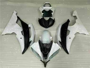 Weiß Schwarz Yamaha R6 08-16 Motorrad Verkleidung & Plastik