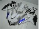 Weiß Silber Blau Suzuki GSXR 600 / 750 K8 08-10 Motorrad Verkleidungen Weiß Silber Blau Suzuki GSXR 600 / 750 K8 08-10 Motorrad Verkleidungen