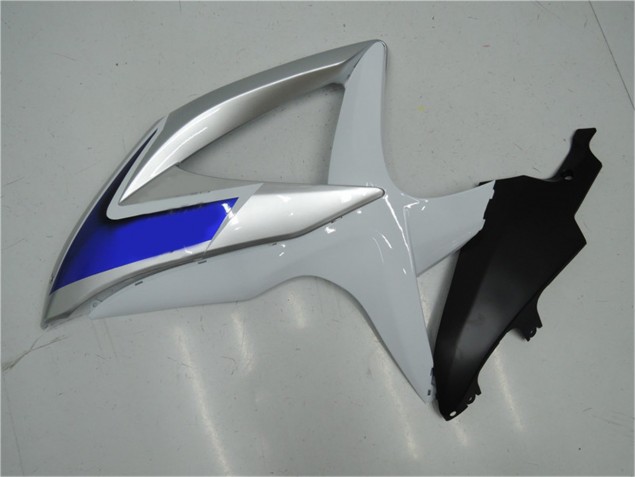 Weiß Silber Blau Suzuki GSXR 600 / 750 K8 08-10 Motorrad Verkleidungen Weiß Silber Blau Suzuki GSXR 600 / 750 K8 08-10 Motorrad Verkleidungen