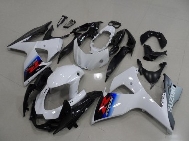 Weiß Silber Suzuki GSXR 1000 K9 09-16 Motorrad Verkleidungen